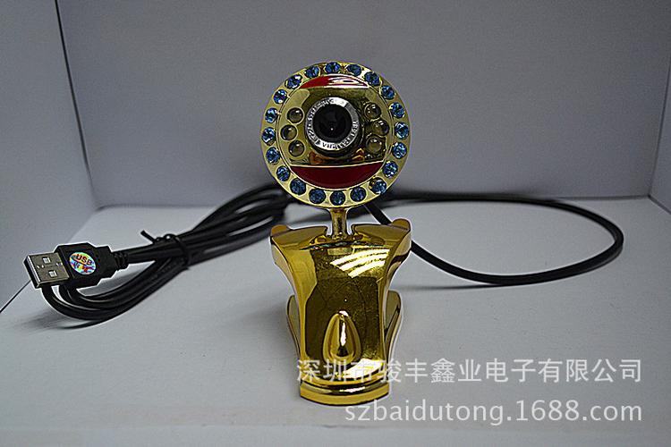 USB麦克风+夜视六灯摄像头 数码批发首选工厂现货